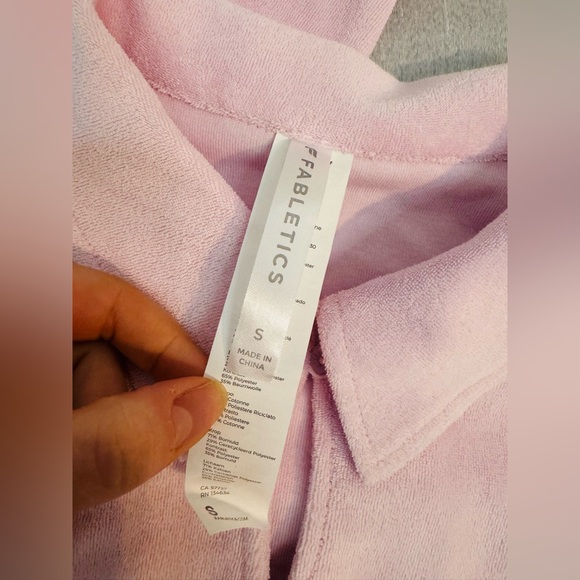 Terry Long-Sleeve Cut Out Top - Picture 6 of 7